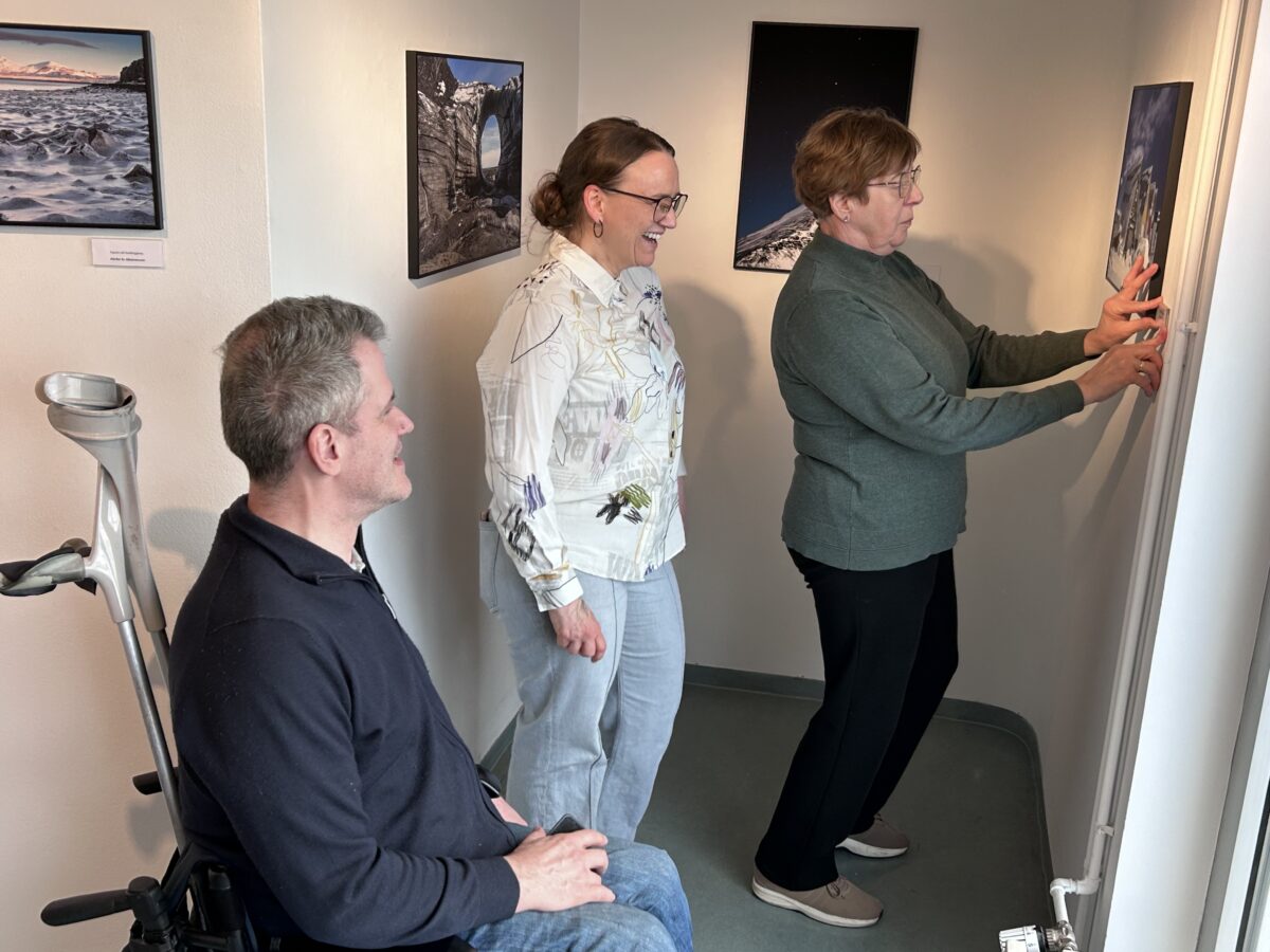 Vetrarmyndir á veggjum Skotsins